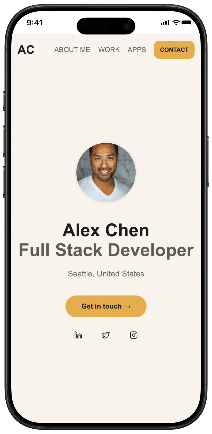 Phone mockup